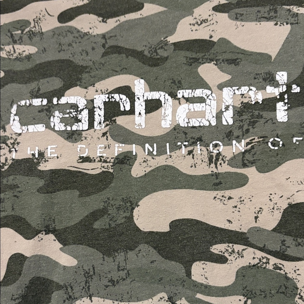 Carhartt Kids' Olive Camo Tee - Picture 2 of 2